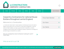 Tablet Screenshot of ljconstruction.co.uk